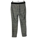 ZARA Gray Plaid Mid Rise Skinny Dress Pants XS Photo 1