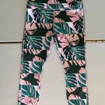 Nike NWOT Palm Leaf/Monstera Botanical Cropped Activewear Women's Leggings Small Photo 3