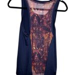 Calia by Carrie  Underwood Limited Edition Navy Racerback Mesh Detail Tank Top Photo 0