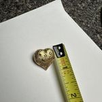 Vintage Weiss Blue Aurora Borealis Rhinestone Heart Gold Tone Brooch Pin Signed Photo 6