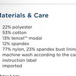 Old Navy  bodysuit power chill 7/8 black medium stretch NEW cami style Photo 7