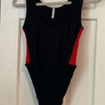 LF Emma & Sam black and red body suit. Size L Photo 0