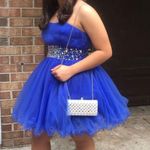 Beautiful Royal Blue Prom Dress Size Medium Photo 8