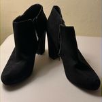 Steve Madden Madden Girl | Black Chunky Heeled Booties Ankle Boots Size 9 Photo 0