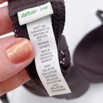 Aerie Women's Wireless Lightly Lined Bra Lace Trim Deep Raisin Size 34D Photo 4