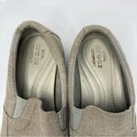 Crocs  citiline tan‎ canvas slip on shoes size 8 Photo 10