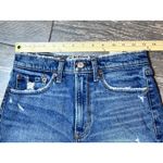 Abercrombie & Fitch  High Rise Mom Denim Shorts Distressed Blue Size 25/0 Beach‎ Photo 4
