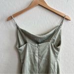 Urban Outfitters  Cowl Neck Mini Sage Green Dress Photo 6