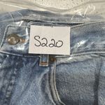 Bugle Boy Vintage 90s Jr Size 7  Jeans Distressed Blue High Rise Mom Tapered Leg Photo 11