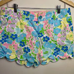 Lilly Pulitzer The Buttercup Short Women's Floral Low Rise Multicolor Size 6 Photo 0