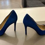 Nine West Blue Suede Heels-sold at Nordstrom-8 1/2 M Photo 1