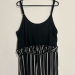 No Boundaries  Juniors Black and White Paperbag Waist Jumpsuit - XXL Photo 5