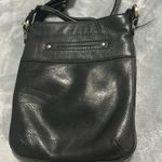B Makowsky Black Leather Crossbody Bag Photo 3