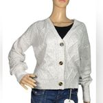 Hippie Rose   Cable-Knit Cardigan Sweater Photo 0