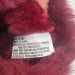 SO  Paulina Maroon faux fur winter pull on boots size 9 Photo 6