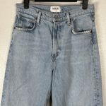 AGOLDE Ren Light Wash High Waist Straight Wide Leg Classic Denim Jeans Womens 27 Photo 1