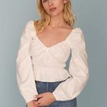 Reformation ‎ Cropped Fern Top Photo 0