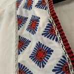 J.Crew - Embroidered Cap-Sleeve Linen/Cotton Blend Top - Size 2 Photo 4