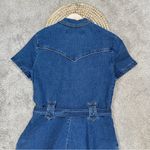 Desert Diva by Sherry Holt Vintage 90s Cotton Denim Maxi Dress Belted Western M Blue Size M Photo 6