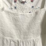 Old Navy NWT  Womens Shirt Blouse White Floral Embroidered Babydoll Size 3X Photo 7