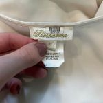 Shoshanna Ivory V-Neck Split Sleeves Blouse Minimalist Career Workwear Size S Photo 3