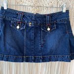 Tommy Hilfiger | Y2K 2000s Barbie Low Rise Denim Pleated Mini Skirt | Photo 0