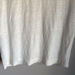 Maje  Toblo Embroidered-trim Linen T-shirt In Ecru medium Photo 9