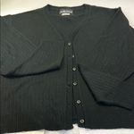 Sandro Black Ribbed Men's Sweater Size XL Photo 1
