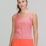 Lululemon Swiftly Tank Tank Top Race Length Pink Blossom Size 6 Photo 0