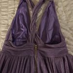 Purple Hoco Dress Size M Photo 2