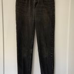Levi's 512 Slim Fit Tapered Leg High Waist Mom Jeans in Faded Black Photo 1