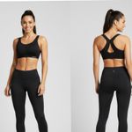 Victoria Sport Victoria's Secret  Angel Max Sports Bra 38C‎ Black Racerback Laser Photo 1
