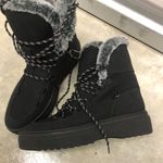 ZARA  Chunky Sole Faux Fur Lining Mountain-Style Ankle Lace-Up Boots Size 39/8 BN Photo 5