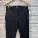 J Brand NWT  27” Clara Mid Rise Cigarette Pinstripe Ankle Trousers Photo 2
