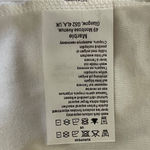 Marble 100% Cotton White Embellished Women's Top Photo 6