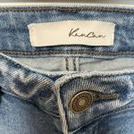Kancan Denim Skinny Jeans 9/28 Womens Casual Raw Hem Distressed Light Wash Blue Photo 4