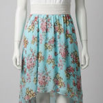 Wild Daisy  Women’s Strapless Sheer Floral Spring Dress Photo 0