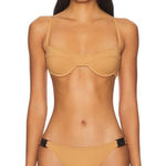 ALC Frank A.L.C. Dylan Bikini Top in Acacia Medium Womens Swimsuit Photo 0