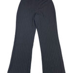 Charter Club Dress Pants Women's Size 6P Katherine Fit Full Length Gray Stripe Photo 0