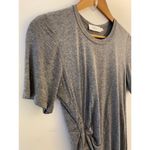 ALC Sally Ruched Short Sleeve T Shirt Dress in Heather Gray Soft Small EUC Photo 5