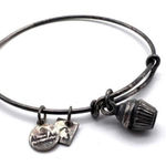 ALEX AND ANI  Cupcake Charm Bangle Bracelet Silvertone dessert cute fun cup‎ cake Photo 0