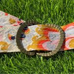 J.Crew  Vintage Bohemian Floral Patterned Fabric Belt S-M Photo 1