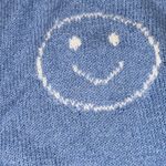 Moon & Madison Cropped Knit Sweater Blue Size L Photo 2