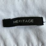 Talbots White Stretch Straight Leg Ankle Cropped Pants High Rise Size 14P Photo 3