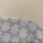 Hill House  Blue and White Scalloped Blouse medium Photo 7