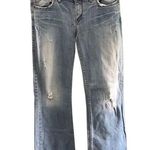Silver Jeans SILVER Flare Wide Leg Alex Jeans with Distressed Look size 31 Photo 0