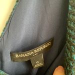 Banana Republic Green Tweed V Neck Sheath Dress Photo 4