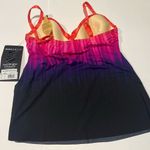 MiracleSuit  NWT ombré tankini swim orange pink purple size 8 $142 Photo 2