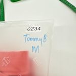 Tommy Bahama  Sunray Cove Hybrid Pullover Sweatshirt Coral Cotton V Neck Medium Photo 7