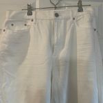 Loft NWT  High Rise Slim Pocket Boyfriend Jeans in White Sz 10/30 Photo 2